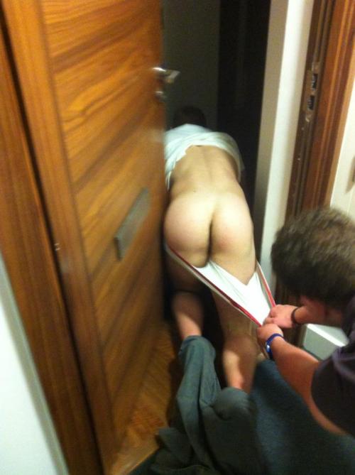 XXX sfguyspank:  get back here, brat  photo