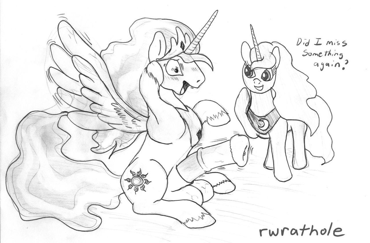 30minchallenge:  Looks like you guys preferred your naughty genderswapped Celestia.