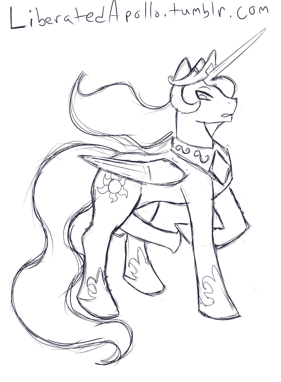 30minchallenge:  Looks like you guys preferred your naughty genderswapped Celestia.