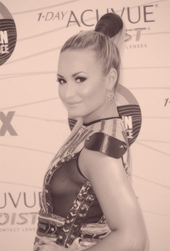 Demi Lovato arriving at the TCA 2012