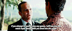 moriarty:  coulson isnt having any of your