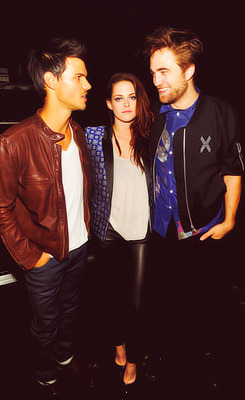 ohrobstens:  Robert Pattinson, Taylor Lautner and Kristen Stewart, TCA 2012 