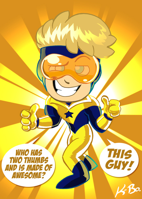 Booster Gold Art Card // kevinbolk