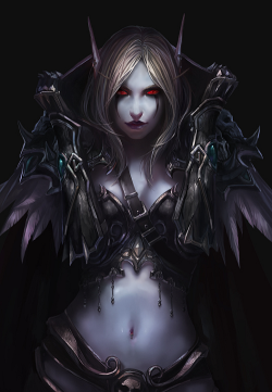 arcane-angel:  SYLVANAS WINDRUNNER BY CHENBO