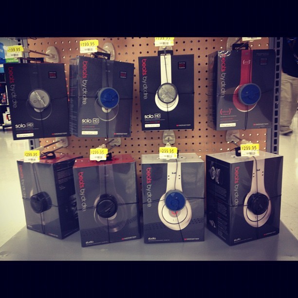 They have #Beats at Walmart?! #DreBeats (Taken with Instagram)