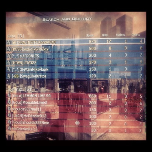 Did I go ham add me NETFLIXandHEAD #callofduty #mw3 #modernwarfare3 (Taken with Instagram)