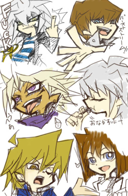 nerdgasmz:  relena-sumeragi:     The- The pencil-like sketches though Atem I- ATEM, IS THAT A CONDOM WHAT MY PANTS WERE HERE A SECOND AGO