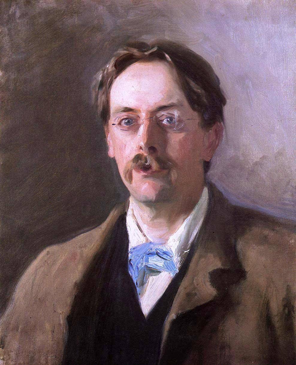 blastedheath:  John Singer Sargent (American, 1856-1925), Portrait of Sir Edmund