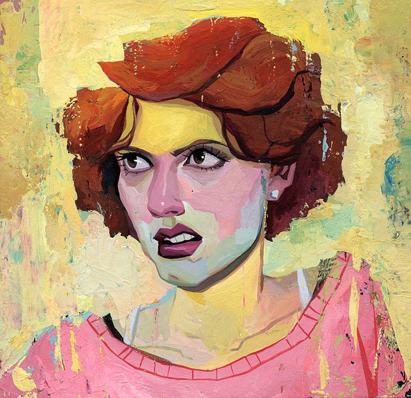 Fantastic colourful portraits by Rich Pellegrino
The Willy Wonka one is awesome, too.