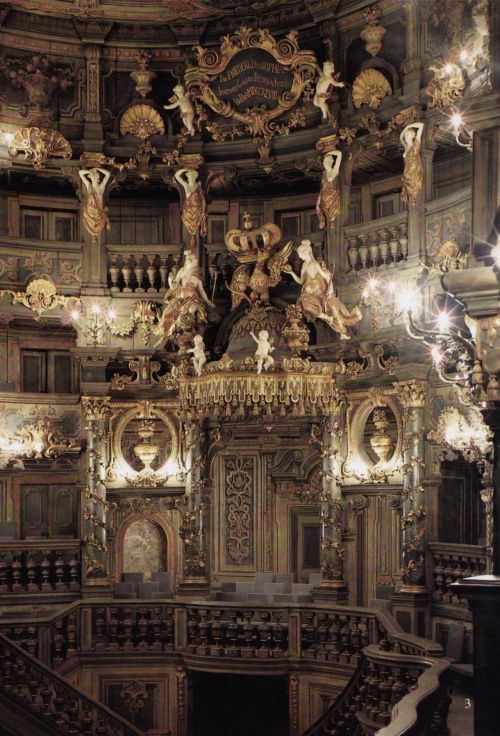 Markgräfliches Opernhaus Bayreuth/The Margravial Opera House in Bayreuth1744-1748 by Carlo and Giuse