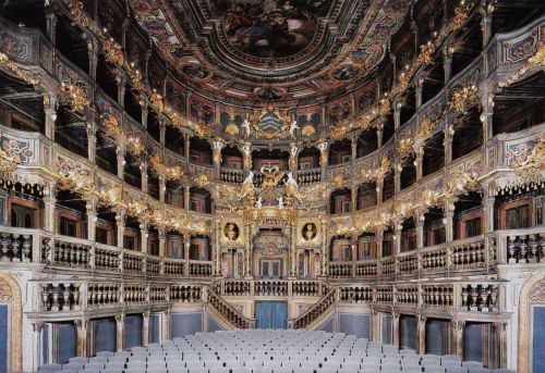 Markgräfliches Opernhaus Bayreuth/The Margravial Opera House in Bayreuth1744-1748 by Carlo and Giuse