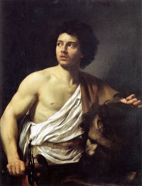 David with the Head of Goliath, by Simon Vouet, Palazzo Bianco, Genoa.