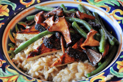 tofu666:  Three Mushroom Risotto (w/recipe)