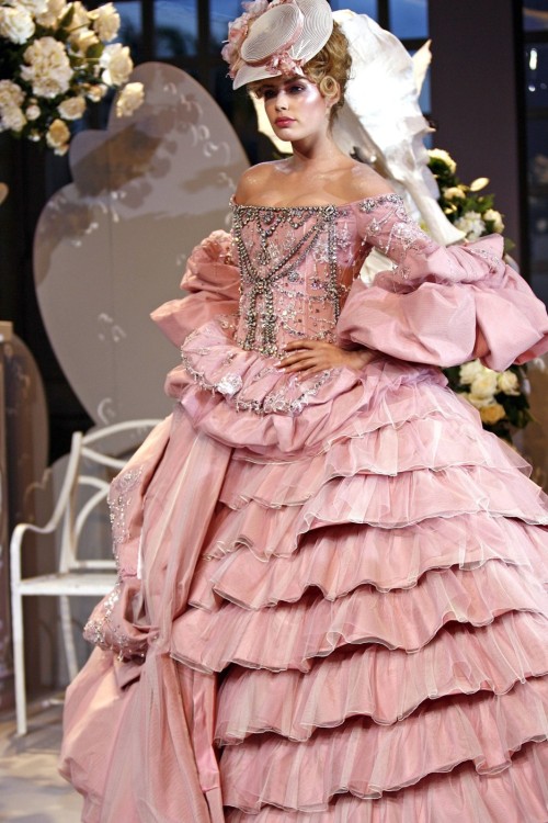 Les Incroyables — John Galliano, Woman's evening dress (Worn by