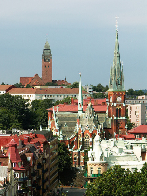 Panoramic view of Gothenburg, Sweden (by jaime.silva).