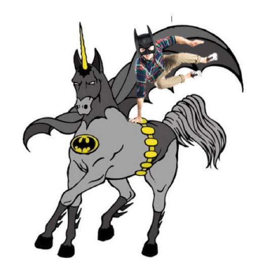 unicorn by request!! when gotham is ashes. you have my permission to hurdle.