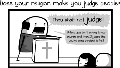 oatmeal:  How to suck at your religion.  Read the rest here. 