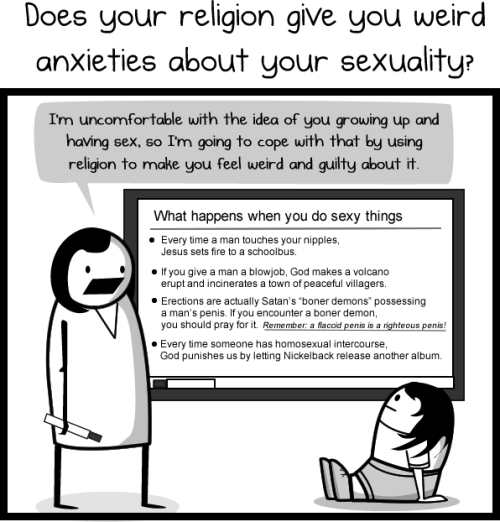 oatmeal:  How to suck at your religion.  Read the rest here. 