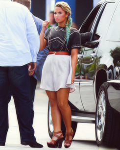 ohmydevonnelovato:  Demi @ X-Factor Bootcamp in Miami, FL 