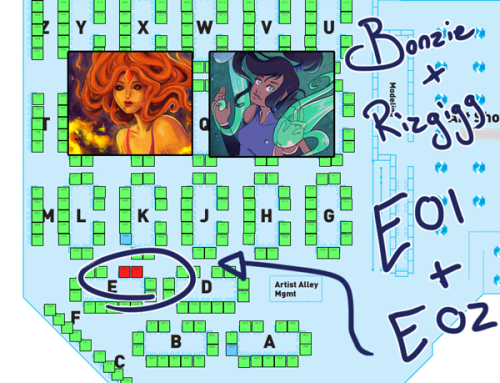 I mentioned it before but I&rsquo;ll be at otakon this weekend! I&rsquo;ll be sharing a tabl