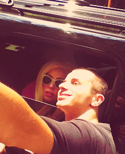 pokerfxce:  Lady Gaga leaving her hotel in New York. 