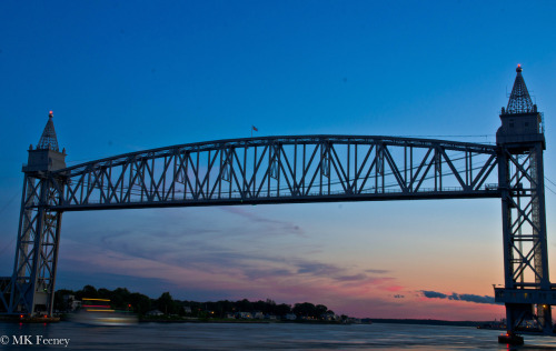 the1982project:  Slow boat under the bridge Cape Cod Canal Railroad Bridge, Buzzards Bay, MA  