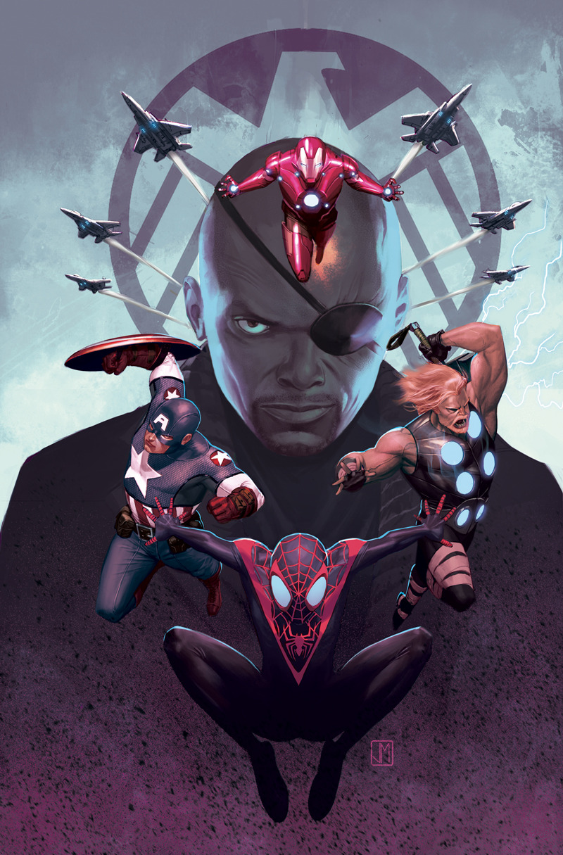 herochan:  Ultimate Spider-Man 16 Cover Created by Jorge Molina Facebook || Twitter
