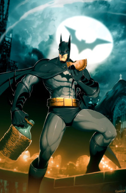 Gaminginyourunderwear:  Fan Art Of The Day: He’s The Hero That This City Deserves?
