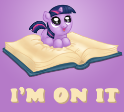 xiest:  Filly Twilight is on it by ~AssasinMonkey