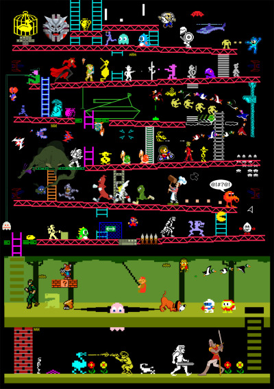 thechief0:
“ Classic Video And Arcade Games by Judan
A mashup of over 50 games from the 80s from a variety of systems. How many games do you recognize?
”