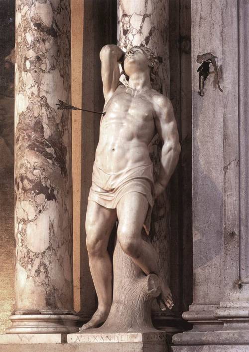 Saint Sebastian, by Alessandro Vittoria, Chiesa di San Salvador, Venice.