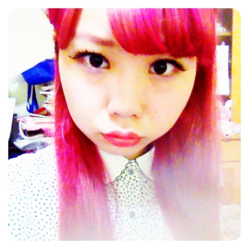 mifuku: Cherry pink❤