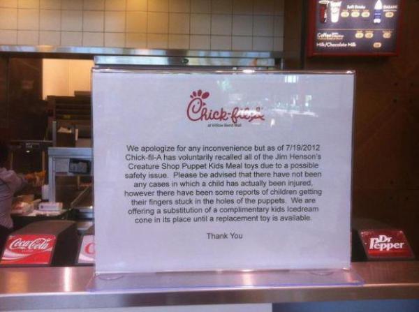 davidtennantspants:   queenofjacks:   the muppets ended their partnership with chik-fil-a