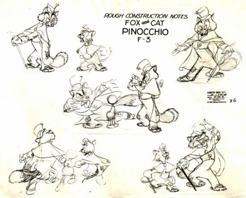 Porn rotoscopers:  Character Model: Pinocchio (1940) photos