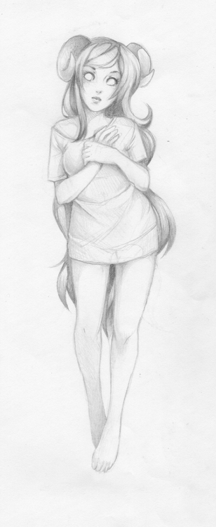 deletethestars:not as good as my vriska sketch, but another thing i doodled at Tokyo in Tulsa 