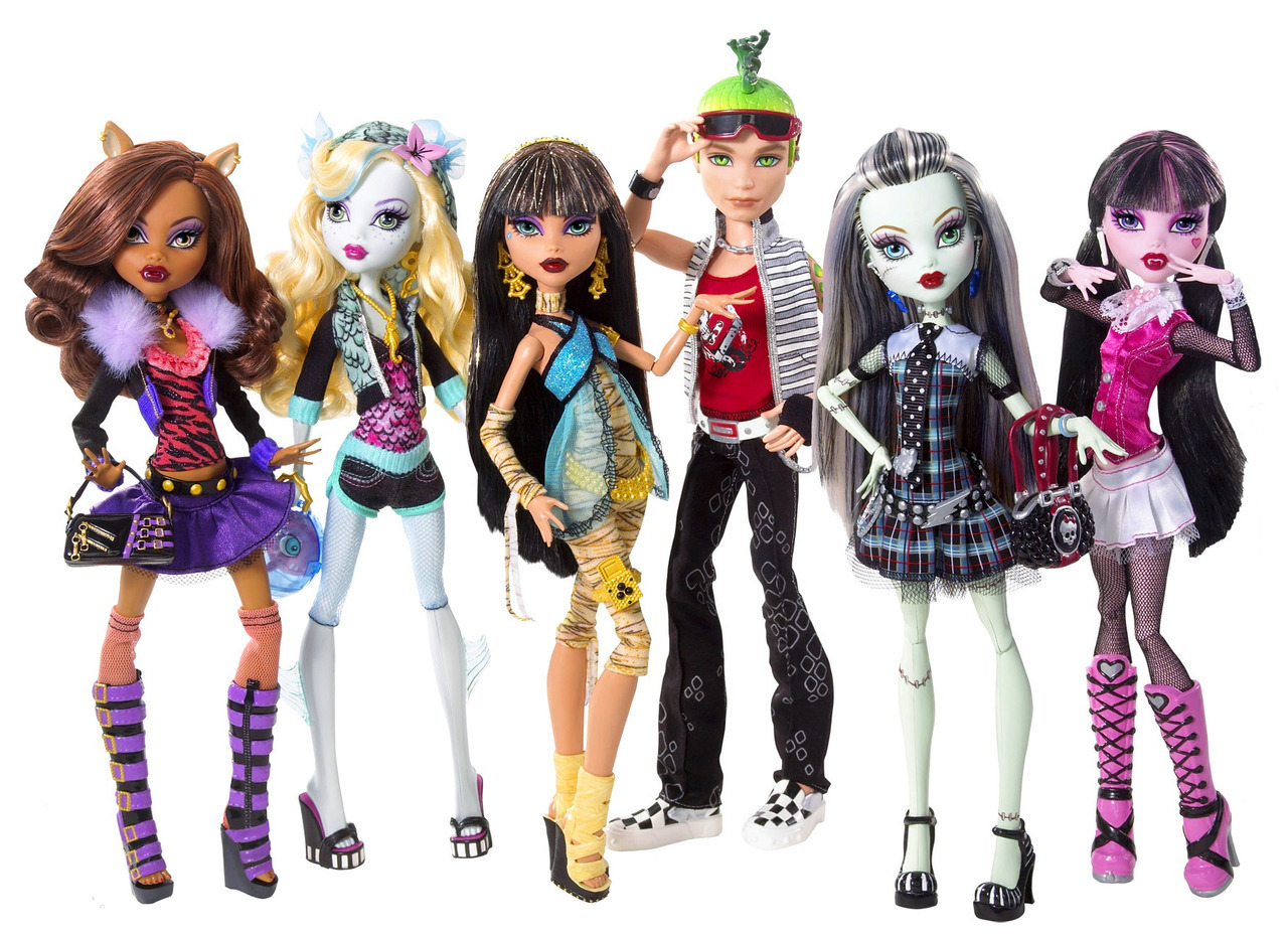 Monster High Doll with Blue Hair and Playset - wide 7