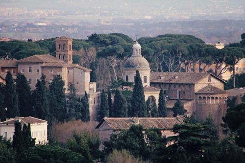 champagne:Rome from the rooftops, italy, 2012 (digital).