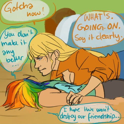 askhumanappledash:  ((Part ½ some days after this. ))  For me that blog is one of the best things on tumblrpon. They’re so incredibly well in character and everything. Also it’s awesome to see another update! Go check it out.