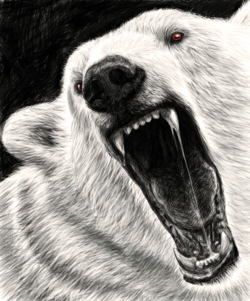 just-art:  Ungry Animals Series Digital illustrations by samy halim