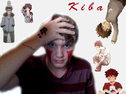 I dressed up my kid neighbor as Kiba because he said he wanted to be Kiba for Halloween this year, so I said “Hey, I can try that one!” He said “Sure!”  And he suffered the consequences…. MWAHAHAHAHAAA!!!