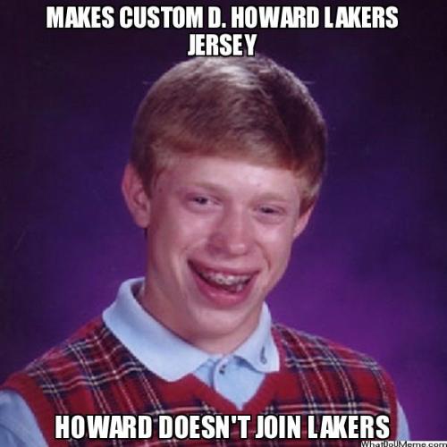 Bad luck brian meme