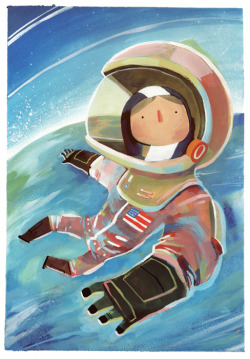 tumblwip:  A painting for Sally Ride