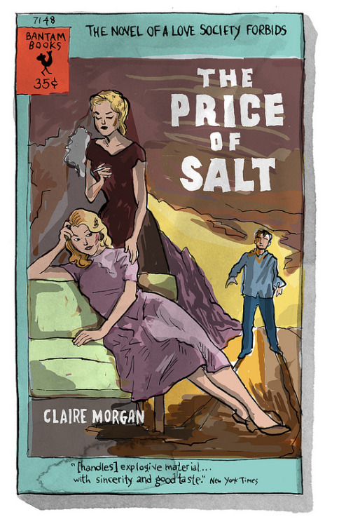 wwnorton:On the left, Alison Bechdel’s re-creation of a vintage paperback edition of Patricia 