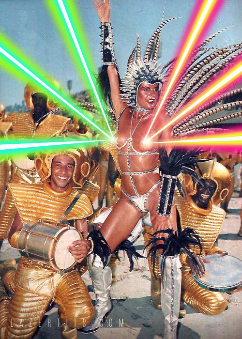 LAZERTITS spreading intergalactic cheer. (thanks retrospace :))