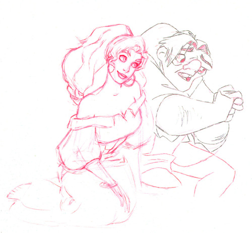 The Hunchback of Notre Dame Animation Drawing