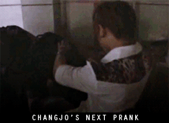 aylinlove92:  narushi: When Changjo is too bored.  where is this from? Evil Changjo.