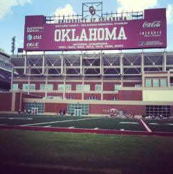 soonerswag4:  Boom Time!   One more month til college football kickoff