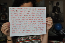 whoneedsfeminism:  I need feminism because