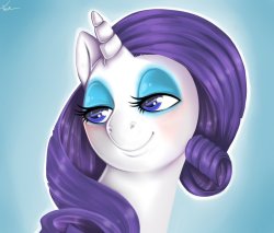 Oh Rarity by *SableFaun beautiful lady