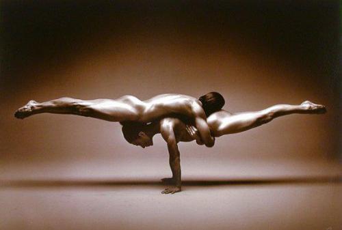 Nude exercise performance.  panchakshara: adult photos